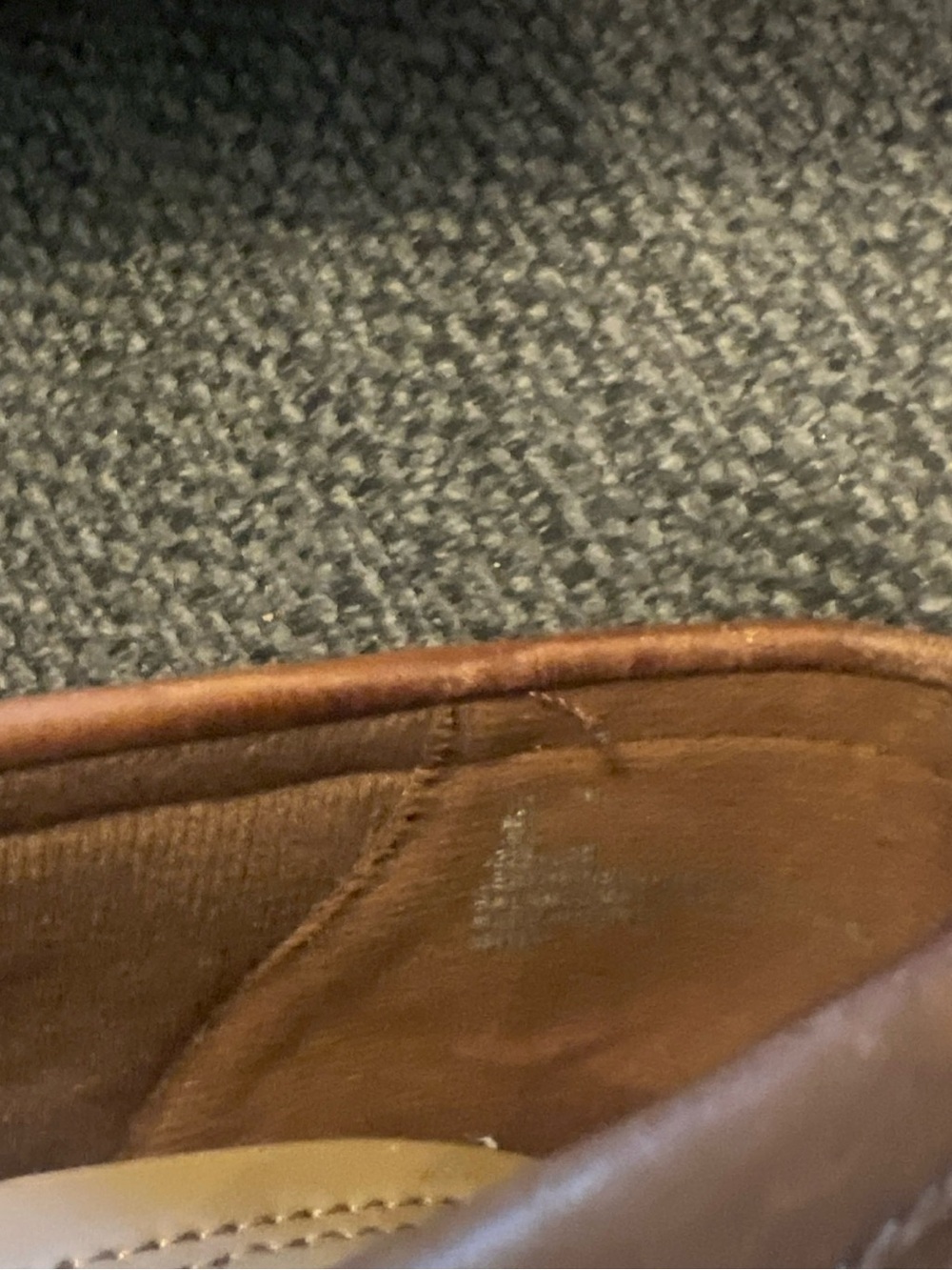 G.H. Bass & Co. Chestnut Brown Leather Slip-On Loafers - Picture 8 of 9